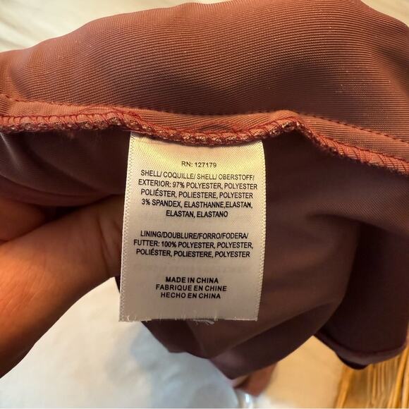 Jenny Yoo Jordan Velvet Off-Shoulder Dress in English Rose Size 16 - Picture 5 of 6